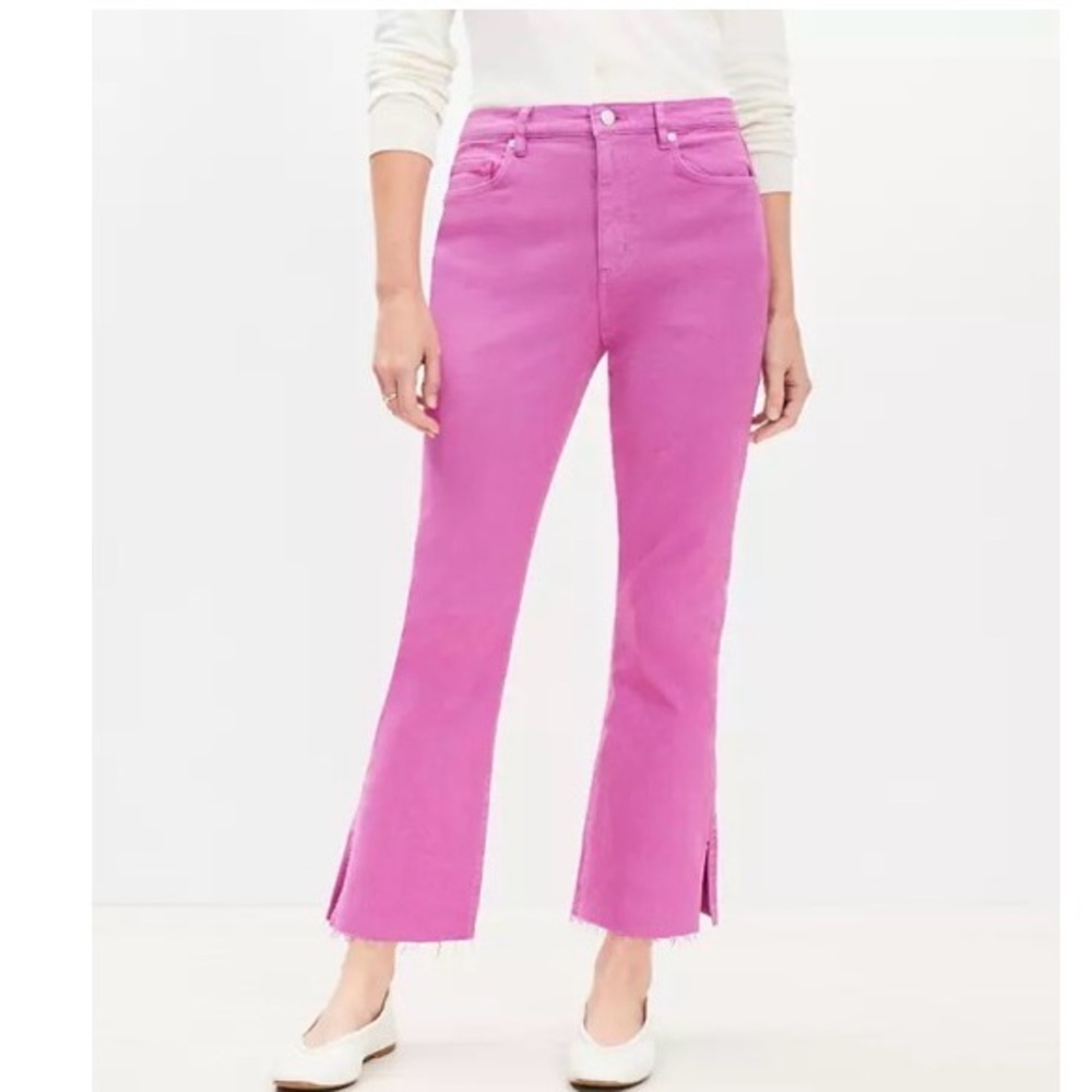 LOFT Kick Crop Jeans